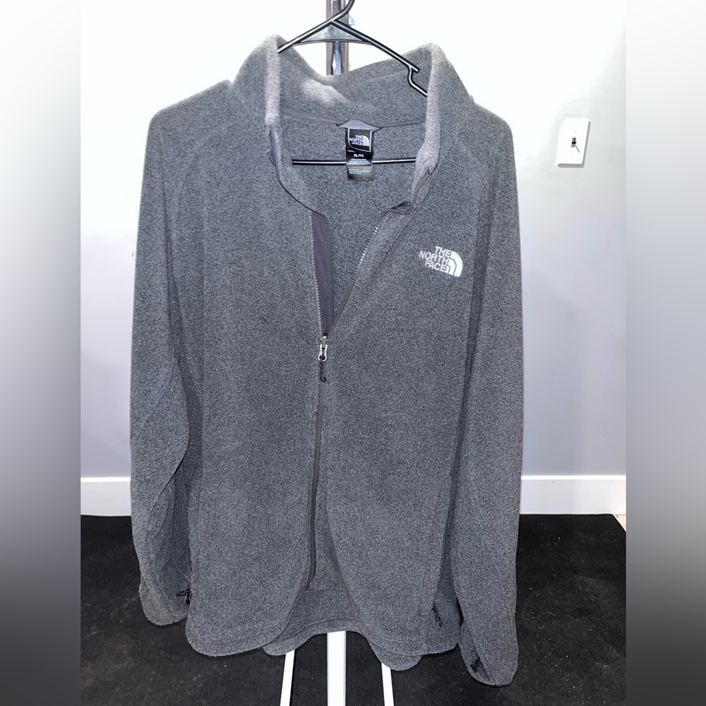 The North Face Charcoal Full-Zip Fleece